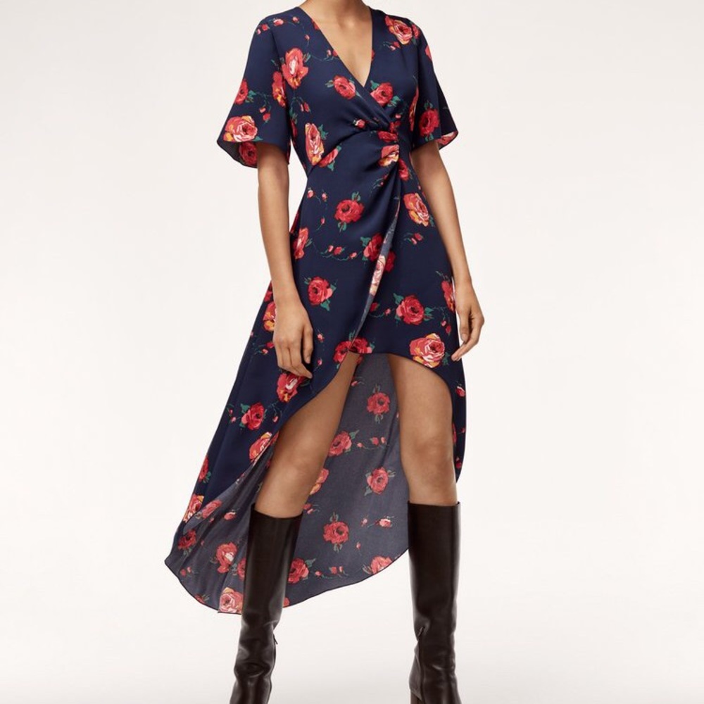 Babaton Jedd Faux Wrap Dress
